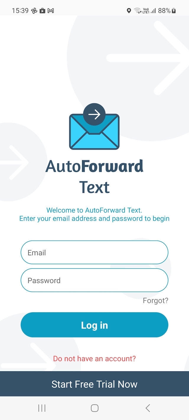 Download and Install AutoForward Text Forward Text Messages to Email